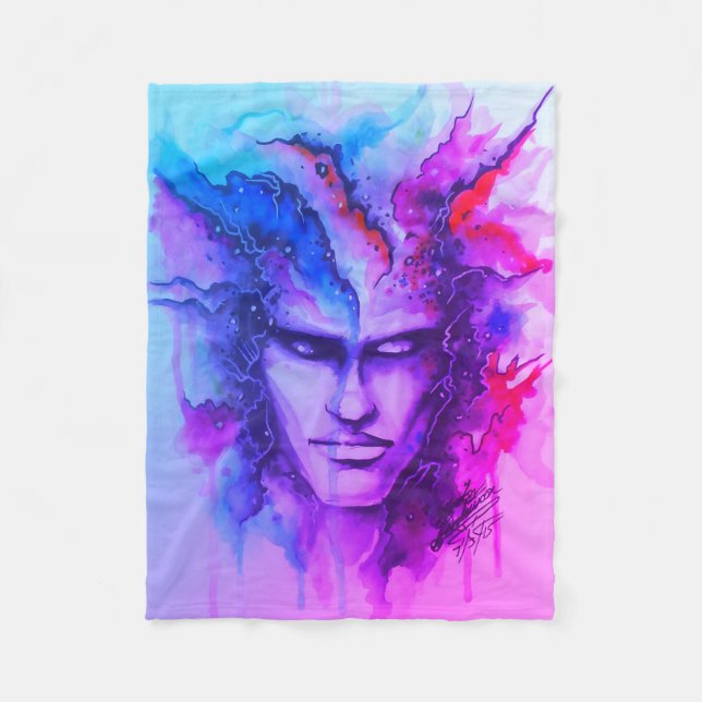 Cobertor De Velo Face de Aquarela (Frente)