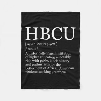 Cobertor De Velo Faculdades e Universidades Hbcu Mês da História Ne