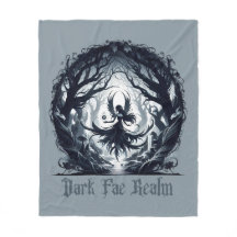 Fae Escuro na floresta mágica