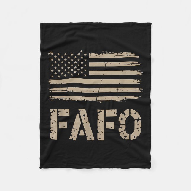 Cobertor De Velo Fafo Flag (Frente)