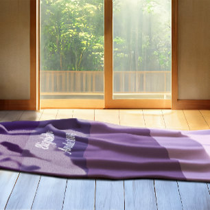 Cobertor De Velo Faixa Horizontal Roxo do Colorblock