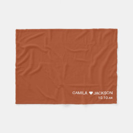 Cobertor De Velo Fall Country Weding Fleece Blanket Favor