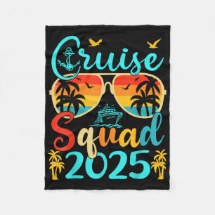 Cobertor De Velo Família Cruise Squad 2025 Summer Vacation Matching