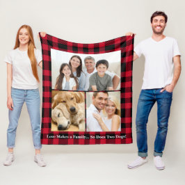 Cobertor De Velo Família de Animais de Estimação Personalizada