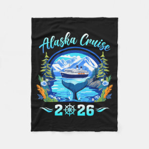 Cobertor De Velo família de baleias do alasca amigos grupo alasca a