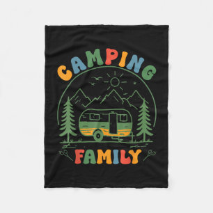 Cobertor De Velo Família de camping tripulação de férias de verão d
