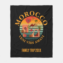 Cobertor De Velo Família de Férias do Grupo MOROCCO Veni Vidi Amavi