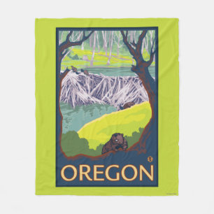 Cobertor De Velo Família dos castores