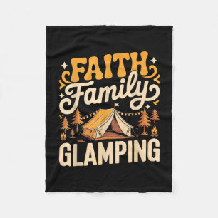 Cobertor De Velo Família fé acampamento de luxo camping glamper