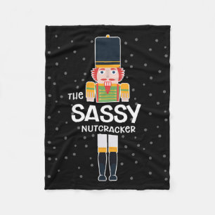 Cobertor De Velo Família Sy Nutcracker Correspondendo Engraçado Pre