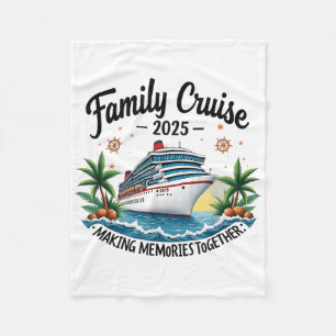 Cobertor De Velo Familiar Cruise 2025 Férias Trip Correspondência C