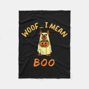 Cobertor De Velo Fantasia de Fantasma para Cachorro no Halloween