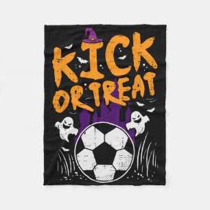 Cobertor De Velo Fantasia de Futebol Halloween Chute ou Trate Footb