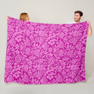 Cobertor De Velo Fantasia de Morango em rosa