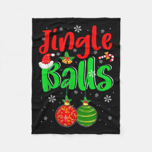 Cobertor De Velo Fantasia de Natal Engraçada Jingle para Homens Adu