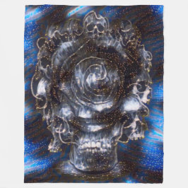 Cobertor De Velo Fantasia gótico do Airbrush do cetim da ceifeira