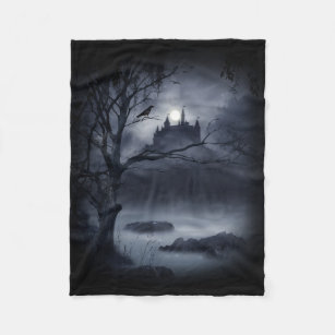 Cobertor De Velo Fantasia Noturna Gótica Pequena Folha