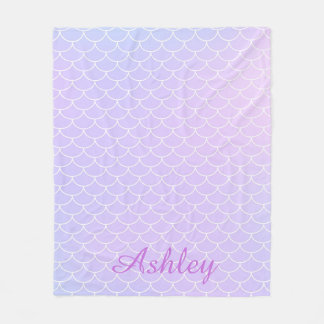 Cobertor De Velo Fantasia Personalizada de Mermaidcore Oceano