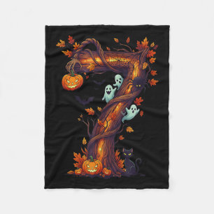 Cobertor De Velo Fantasias de Abóbora de Halloween do Meme Número 7