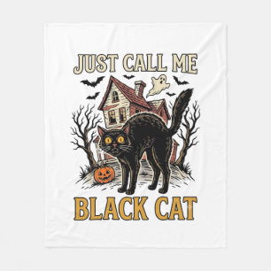 Cobertor De Velo Fantasias de Gato Preto Casa Assombrada Roupas Div