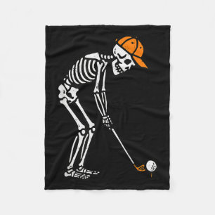 Cobertor De Velo Fantasias de Golfe Esqueleto Halloween Pai Homem A