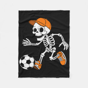 Cobertor De Velo Fantasias de Halloween de Futebol Esqueleto Divert