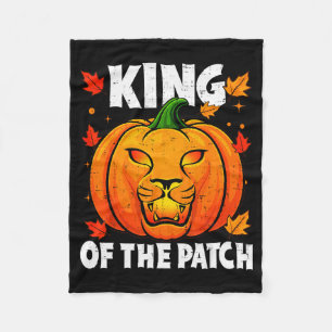 Cobertor De Velo Fantasias de Halloween Leão Abóbora Rei Do Remendo