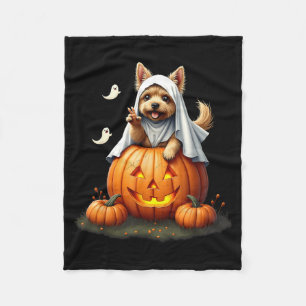 Cobertor De Velo Fantasias de Halloween para cachorro Yorkie de Abó