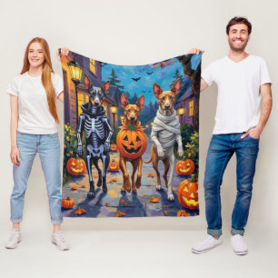 Cobertor De Velo Fantasias de Halloween para Thai Ridgeback Trick-o