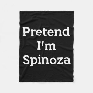 Cobertor De Velo Fantasie de Spinoza Fantasia Engraçada Filosofia H