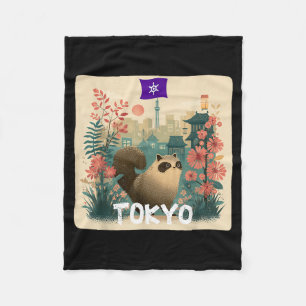 Cobertor De Velo Fantasioso Traje de Guaxinim Animal de Toxyko para
