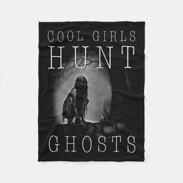Cobertor De Velo Fantasma Caça Camisa Engraçado Ghosthunter Girl Pa (Frente)