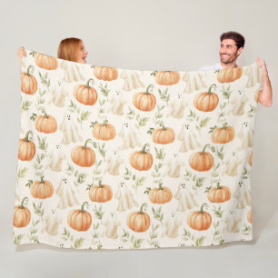 Cobertor De Velo Fantasma da Abóbora de Halloween