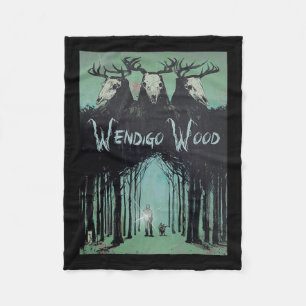 Cobertor De Velo Fantasma Da Madeira Criptid Wendigo