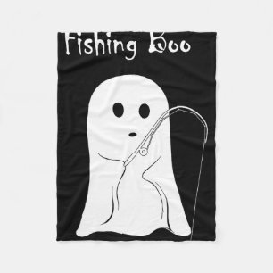 Cobertor De Velo Fantasma Fofo de Pesca Boo Halloween Temporada Ass