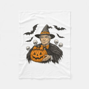 Cobertor De Velo Fantasmas Halloween Assustador Boo Zumbi Abóbora E
