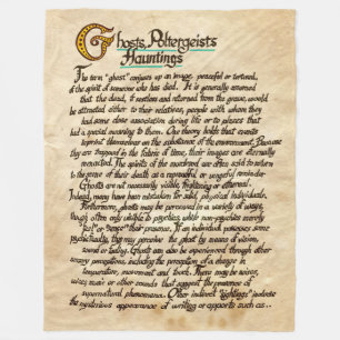 Cobertor De Velo Fantasmas, Poltergeistas, Assaltos