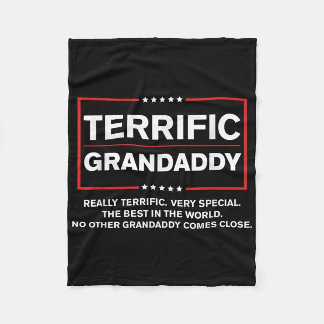 Cobertor De Velo Fantástico Avô - Funny Donald Trump 2020 Suppo (Frente)