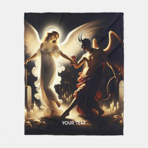 Cobertor De Velo Fantasy Cute Demon Angel Dancing