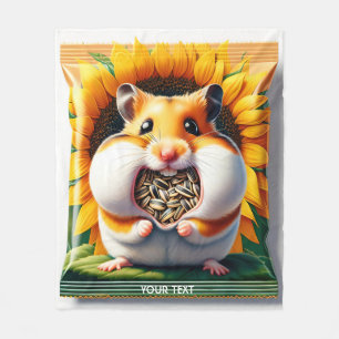 Cobertor De Velo Fantasy Cute Packet Seeds Hamster
