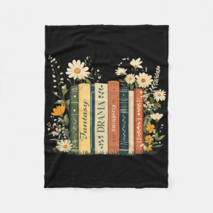 Cobertor De Velo Fantasy Drama Tragedy Book Floral Sutil Anti-trum