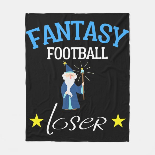 Cobertor De Velo Fantasy Futebol Perdido Fantasy Futebol Tee (Frente)
