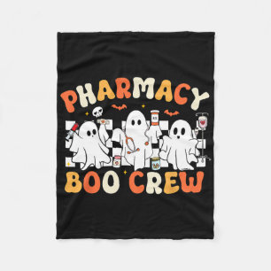 Cobertor De Velo Farmacêutica Retro Boo Crew Farmacêutica Ghost Tec
