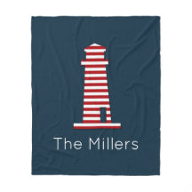 Farol listrado Vermelho-branco-náutico