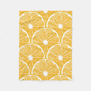 Cobertor De Velo Fatias de laranja, design de fruta tropical