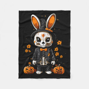 Cobertor De Velo Fato de Coelho Esqueleto Assustador de Halloween