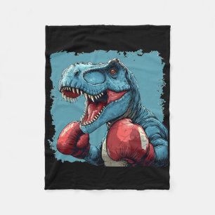 Cobertor De Velo Fato de Dinossauro Boxeador Para Amantes de Boxe
