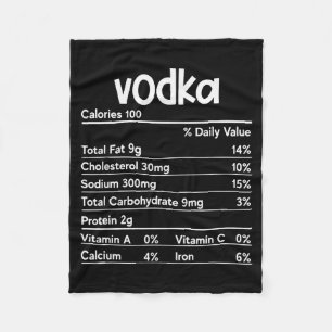 Cobertor De Velo Fatos Nutricionais da Vodca Dia de Ação de Graças
