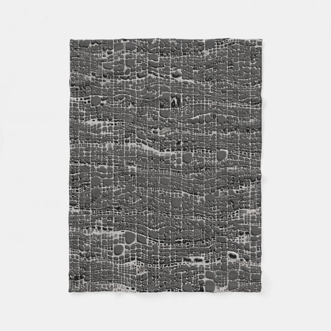 Cobertor De Velo Faux Cinza Concrete (Frente)