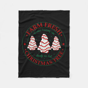 Cobertor De Velo Fazenda Fresca de Árvore de Natal Família Xmas Pa